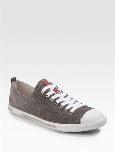 prada sneakers homme|prada suede sneakers men.